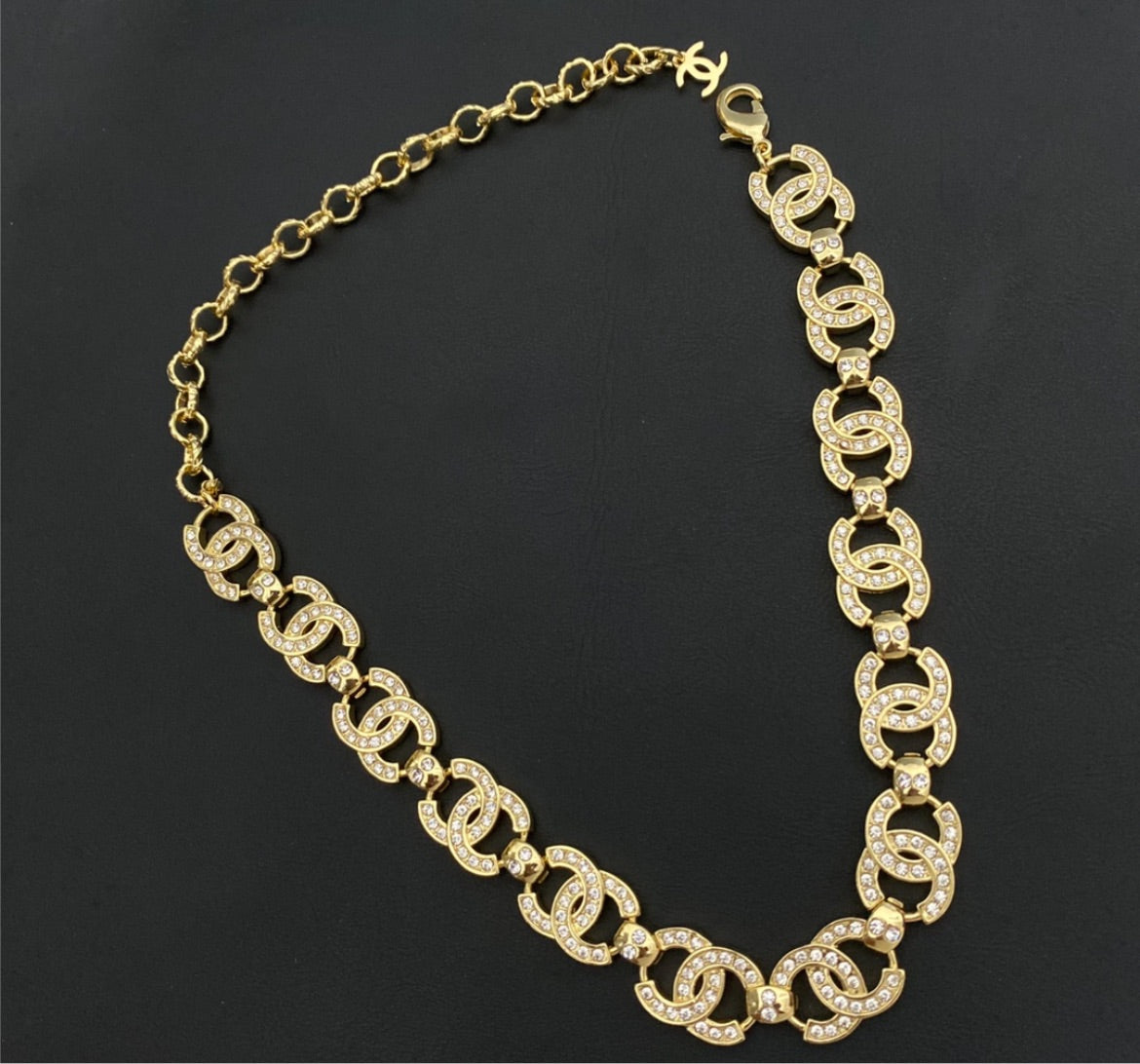 New Gold plate woman necklace