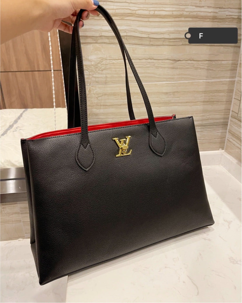 Leather LV handbag