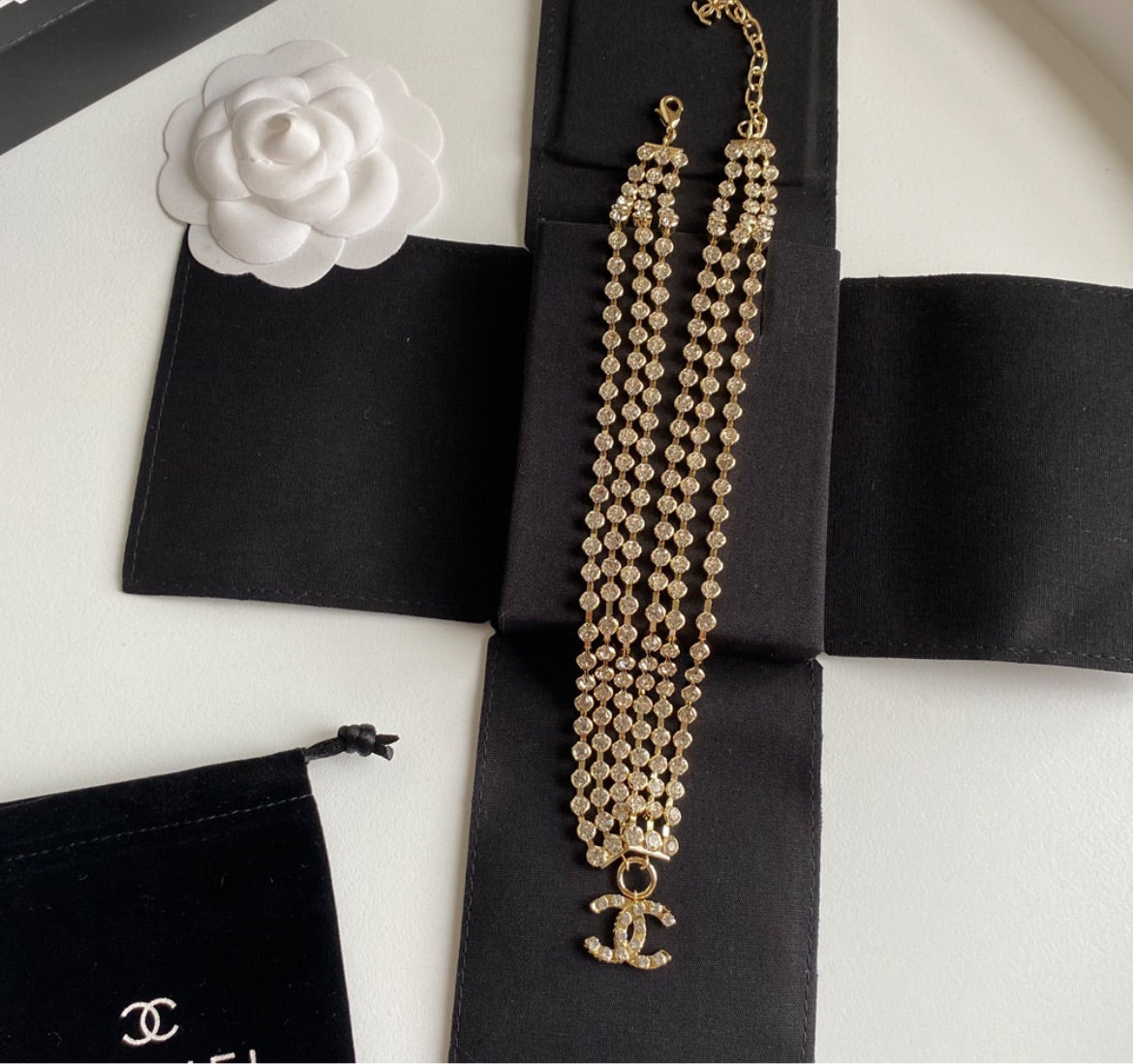 Chanel woman necklace