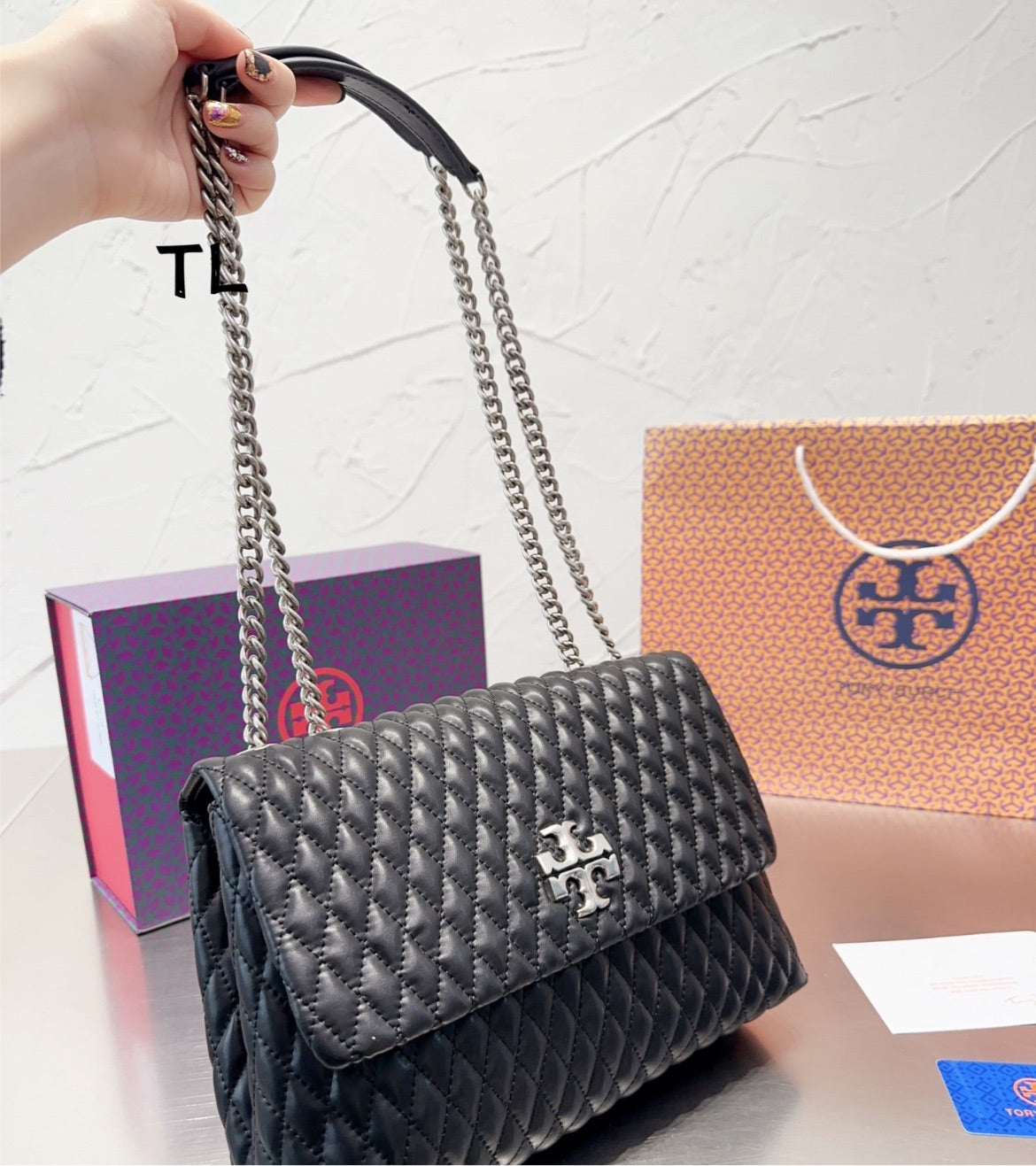 New Tory Burch leather handbag