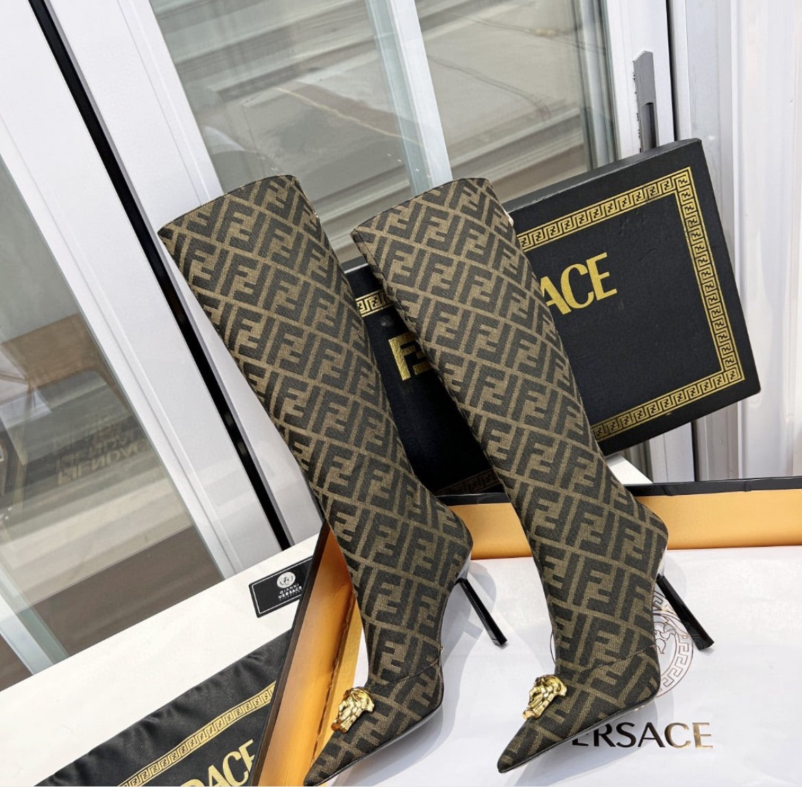 New woman Fendi boots