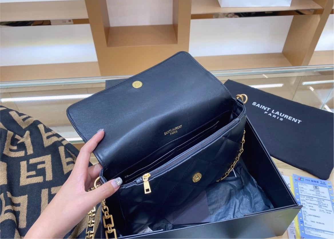 New YSL leather woman handbag