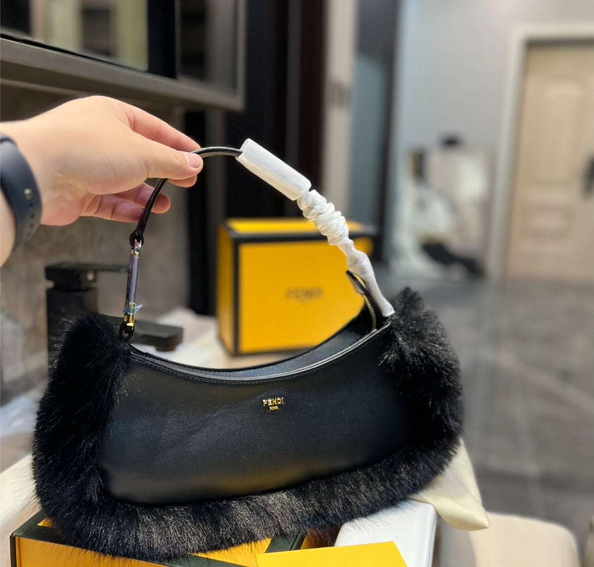 New woman Fendi handbag