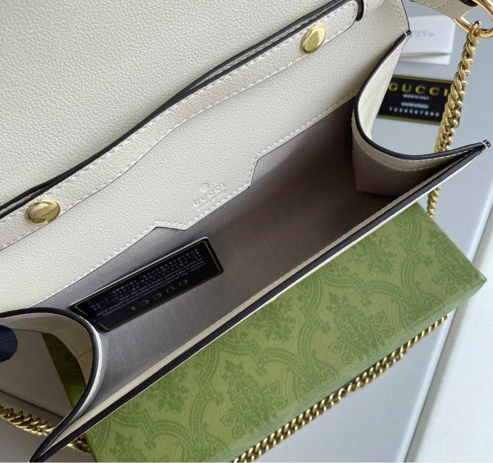 Gucci wooden handle crossbody