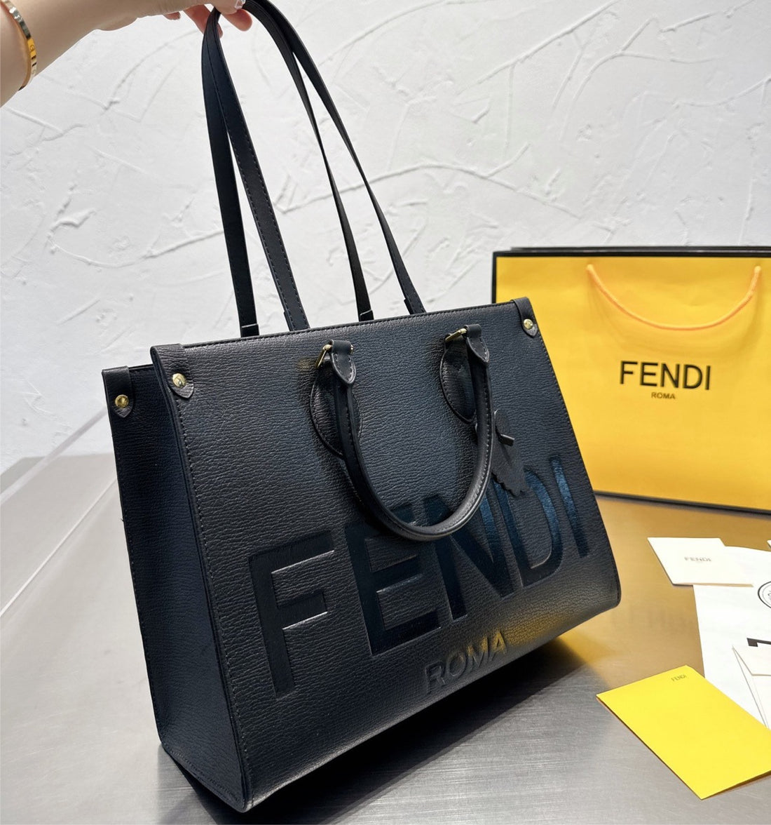 New Black Fendi shoulder bag