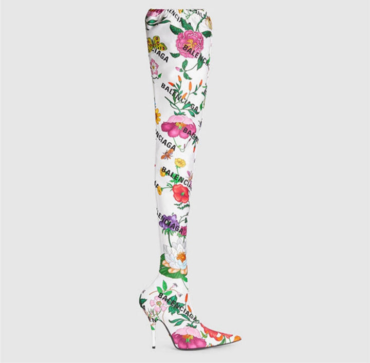 Balenciaga colorful woman boots