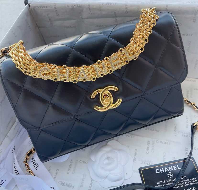 Black woman Chanel new Handbag