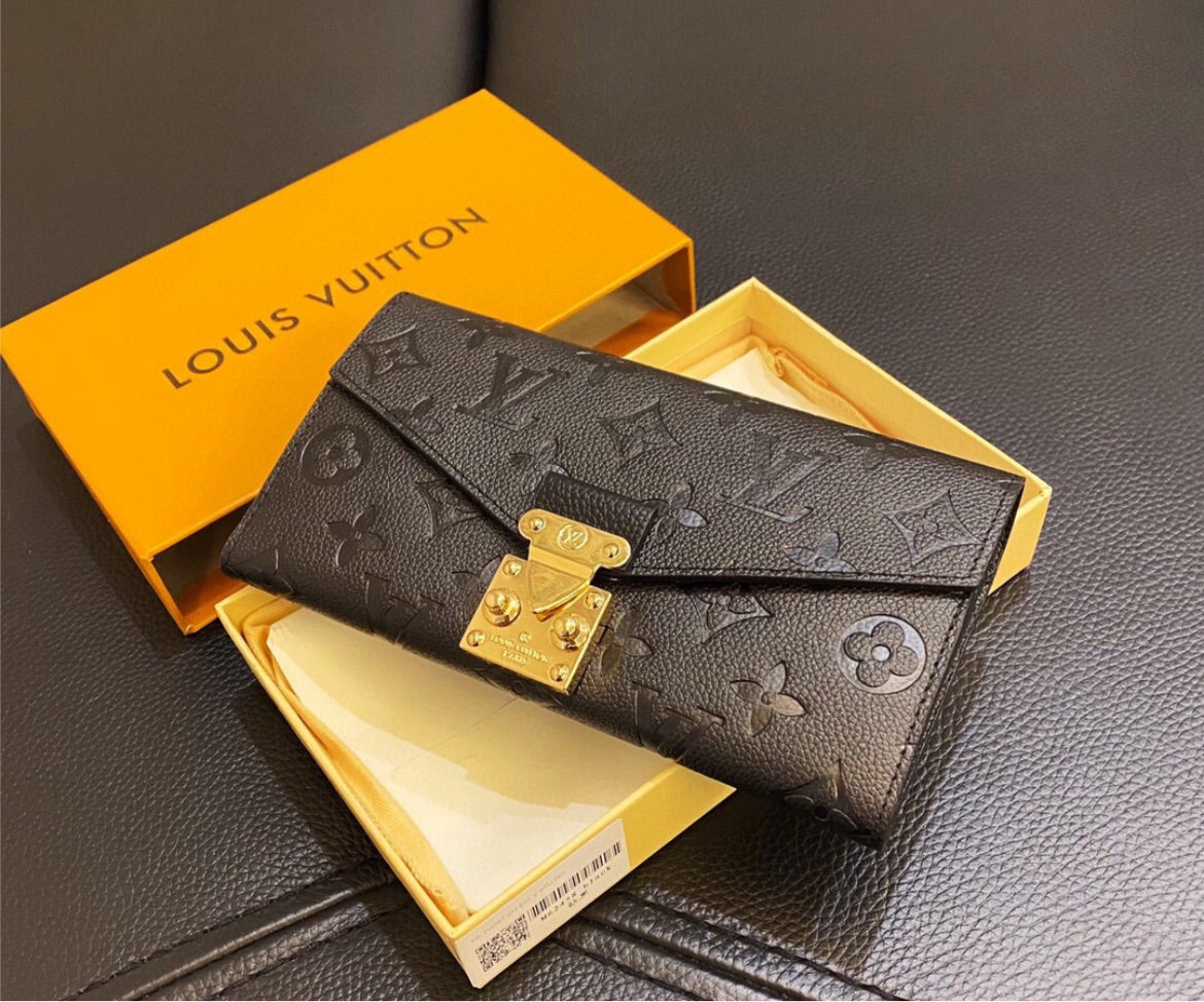 Black LV wallet