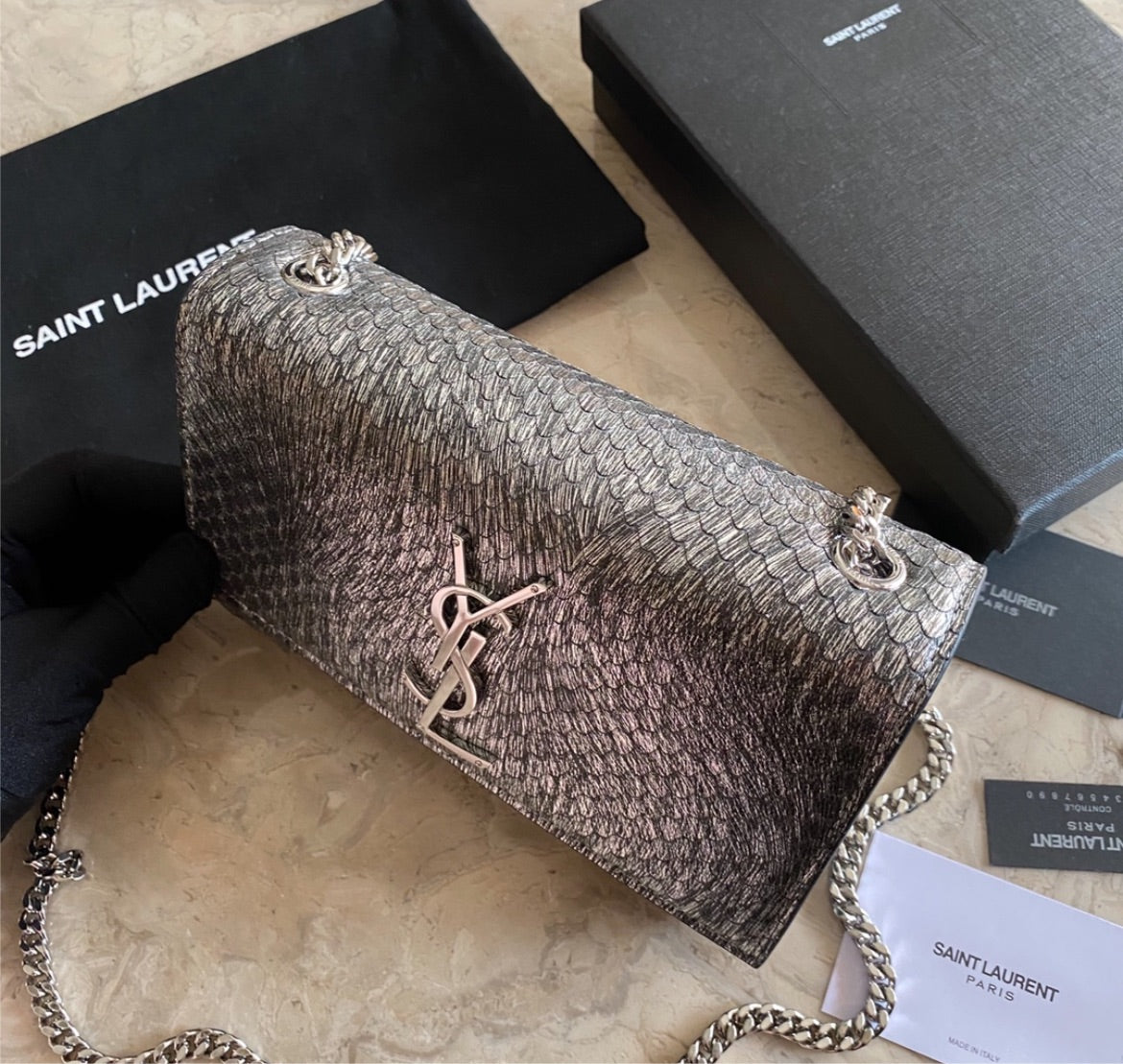 New YSL woman shoulder handbag