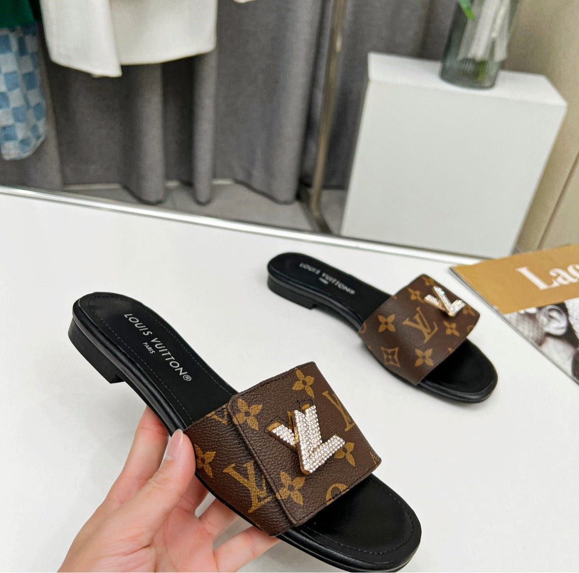 Slide in new LV sandal