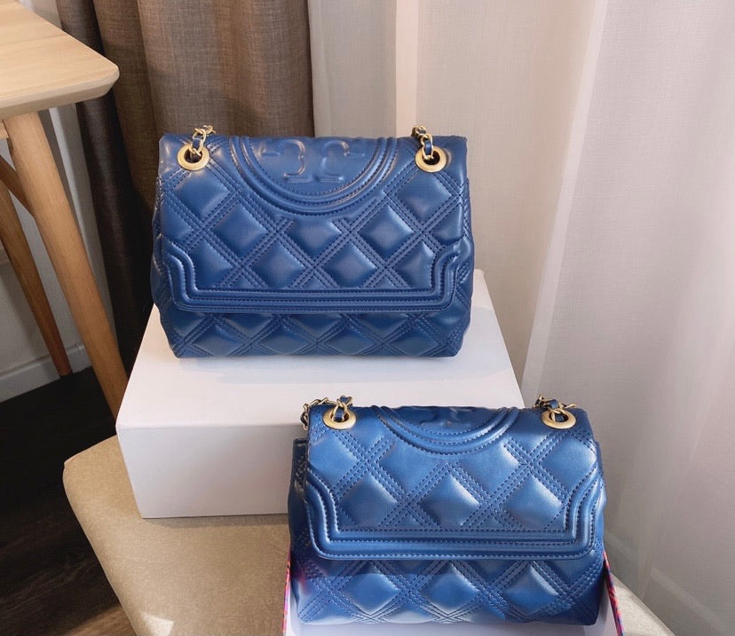 leather Tory Burch shoulder Woman handbag