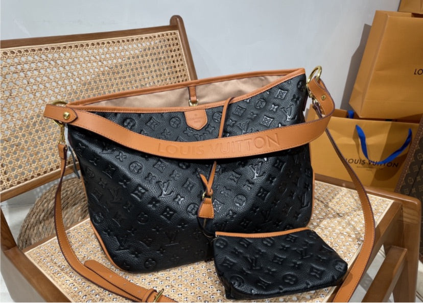 New LV large shoulder bag