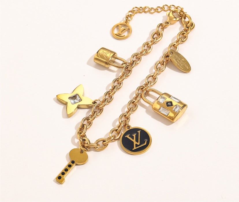 LV charm bracelet