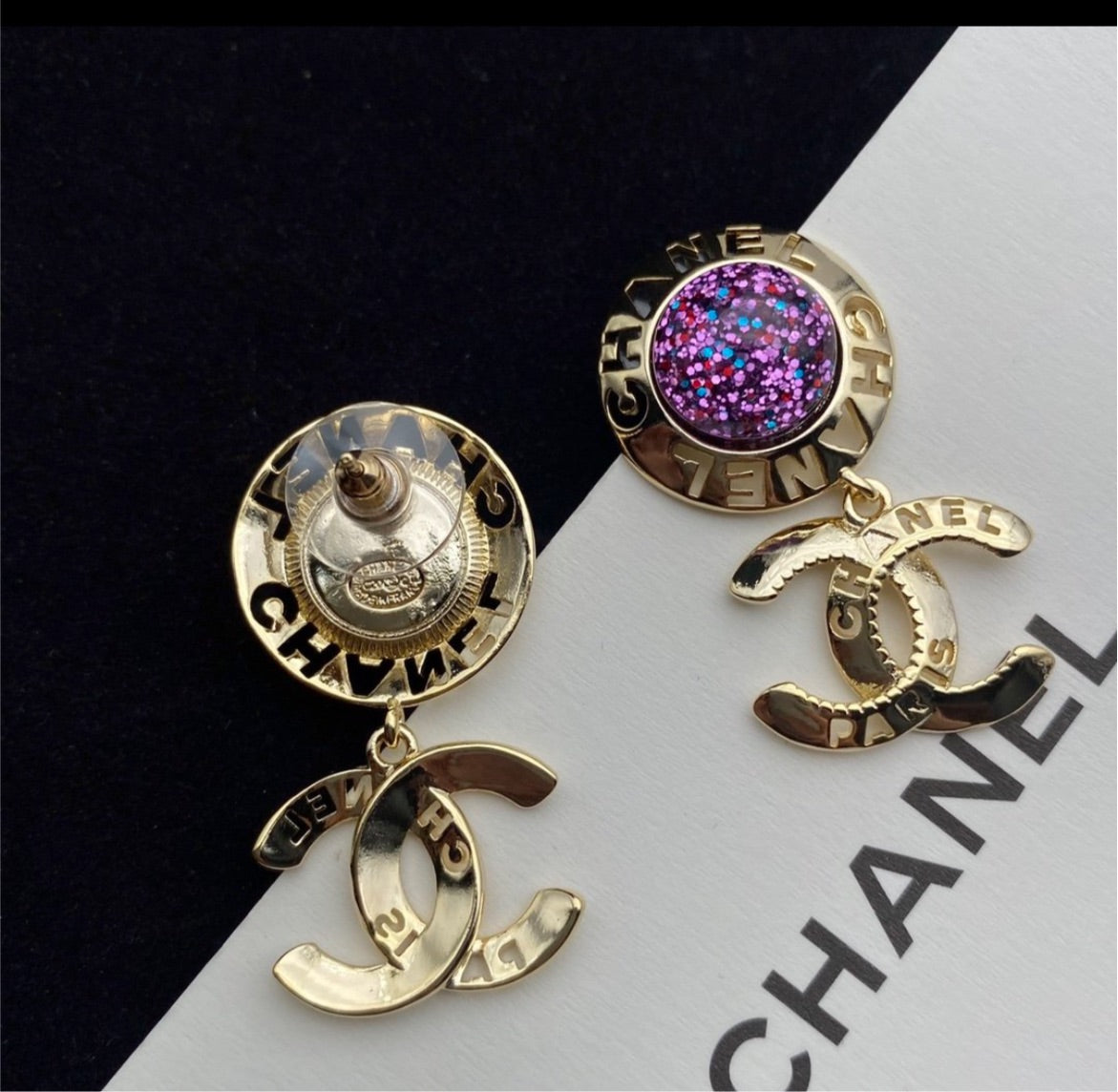New woman Chanel earring