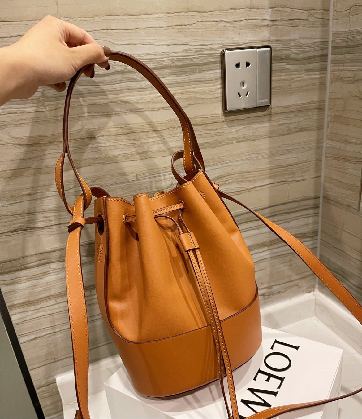 New LOEWE leather woman handbag