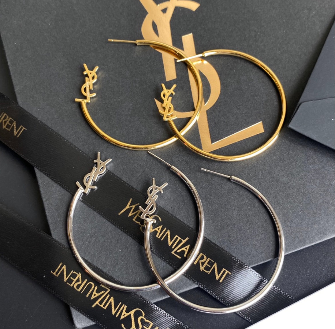 New YSL hoop earring