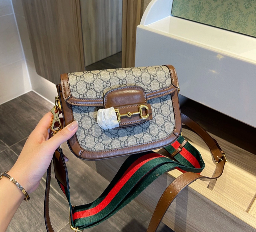 GG leather crossbody