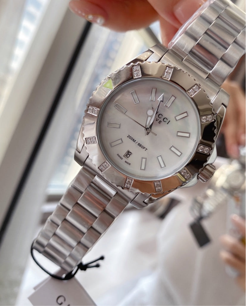 New Gucci Diamond face watch