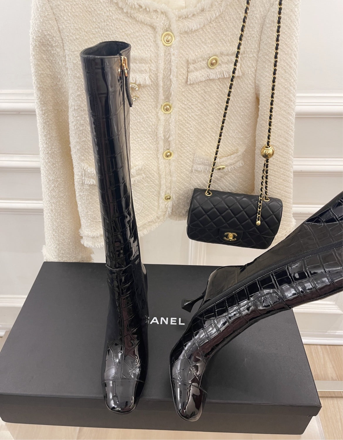 New woman Chanel Boots