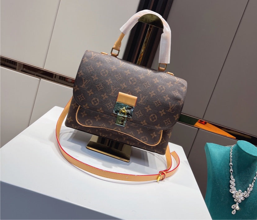 LV leather woman shoulder bag