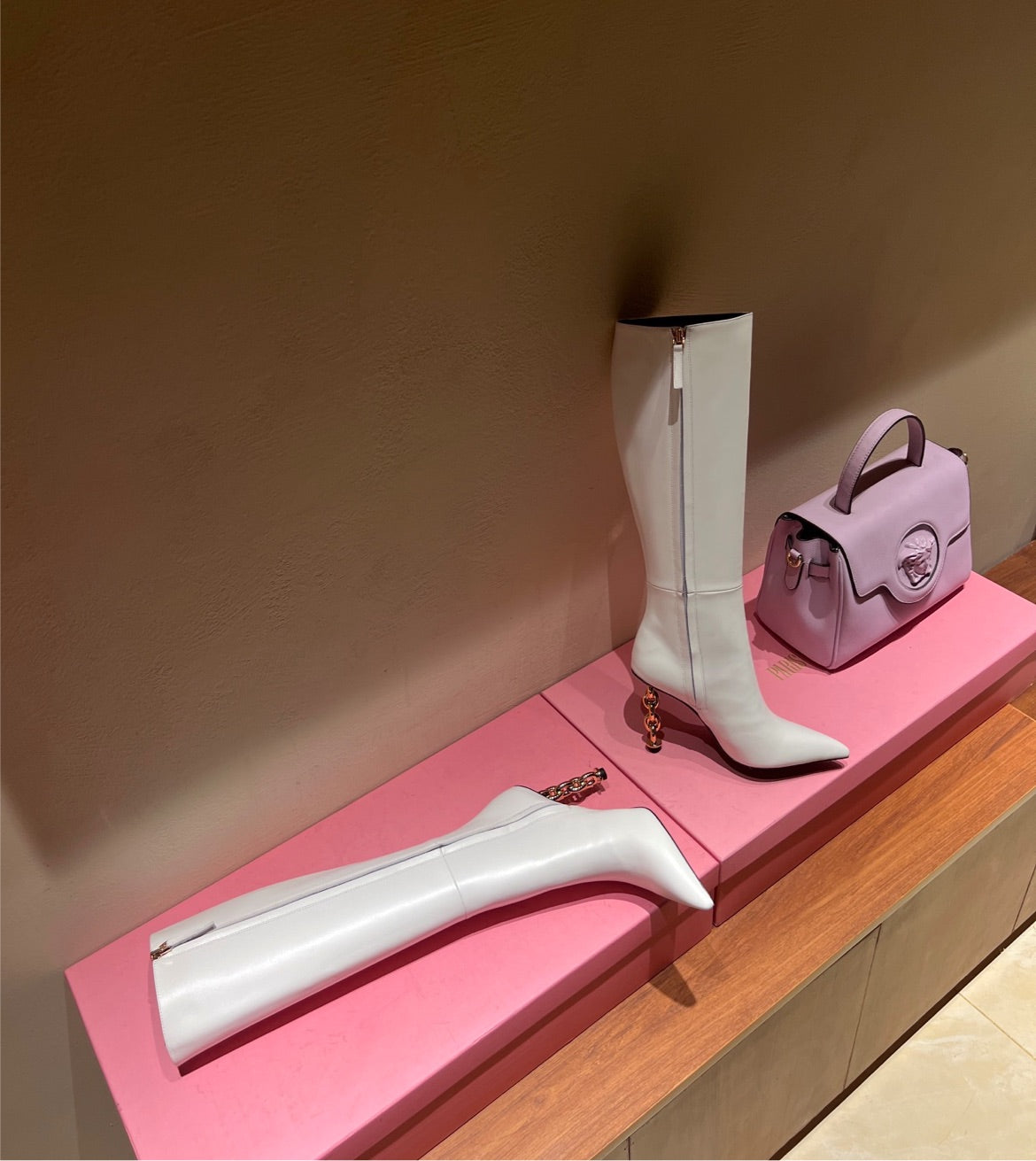 Tom Ford white boots