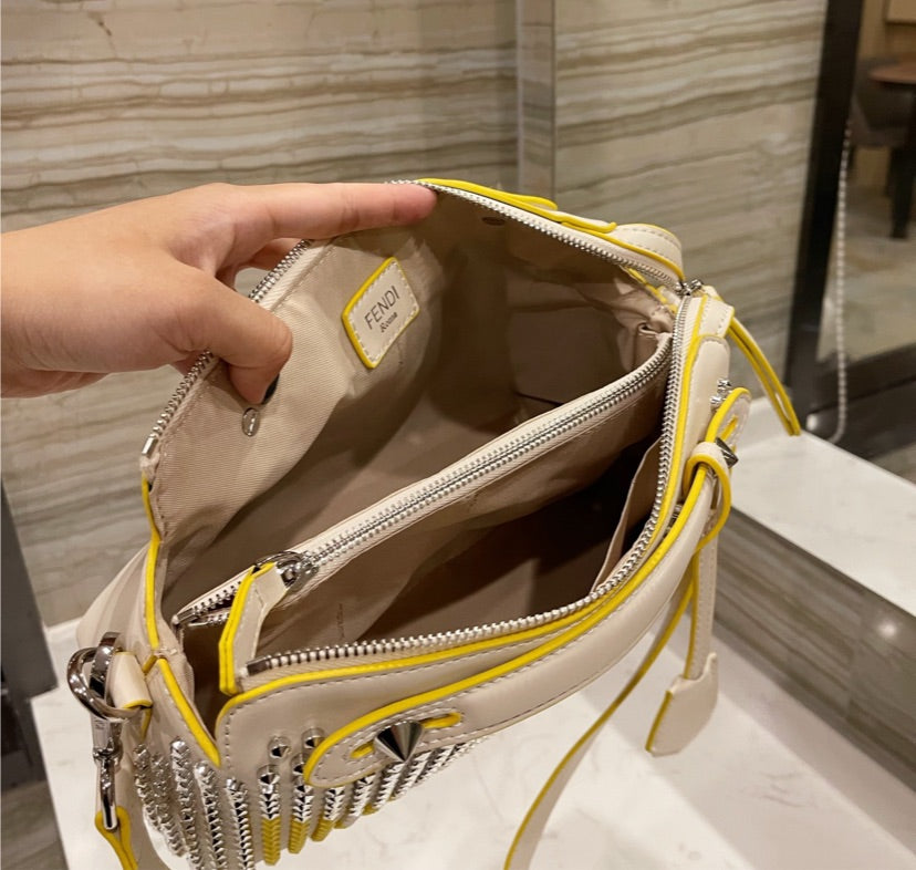 Leather woman Fendi handbag