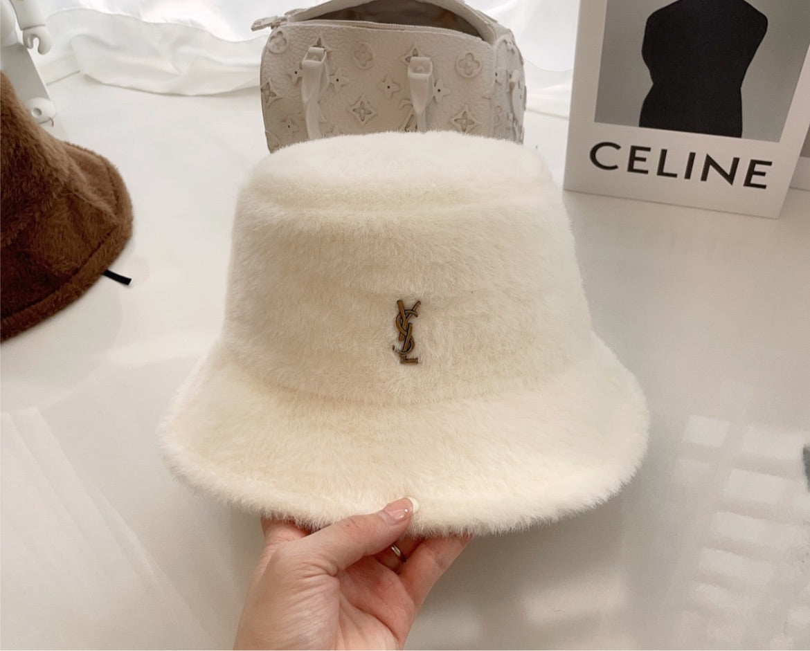 YSL furry new hat