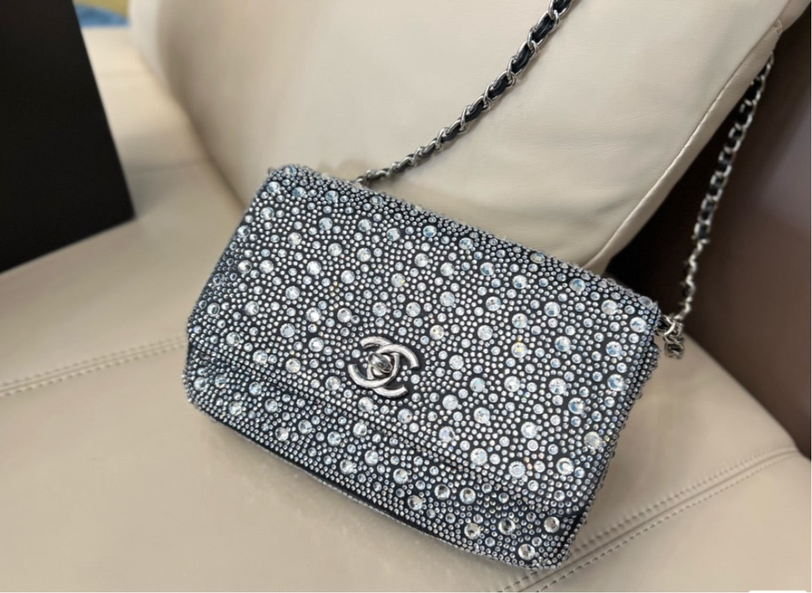Bling CC woman handbag