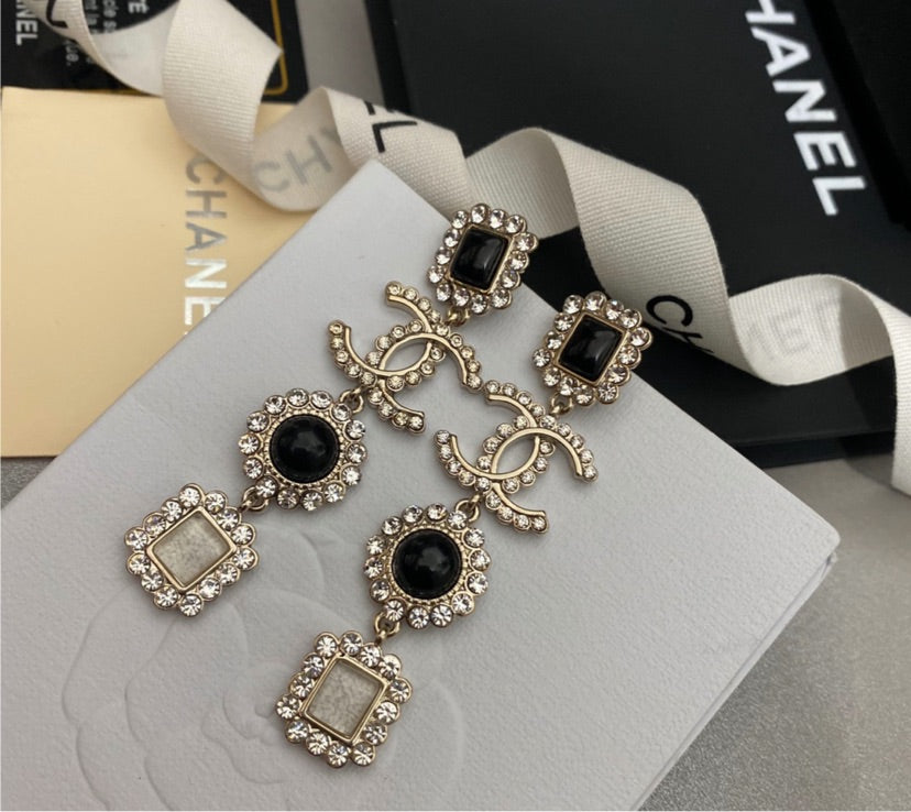 Woman Chanel earrings