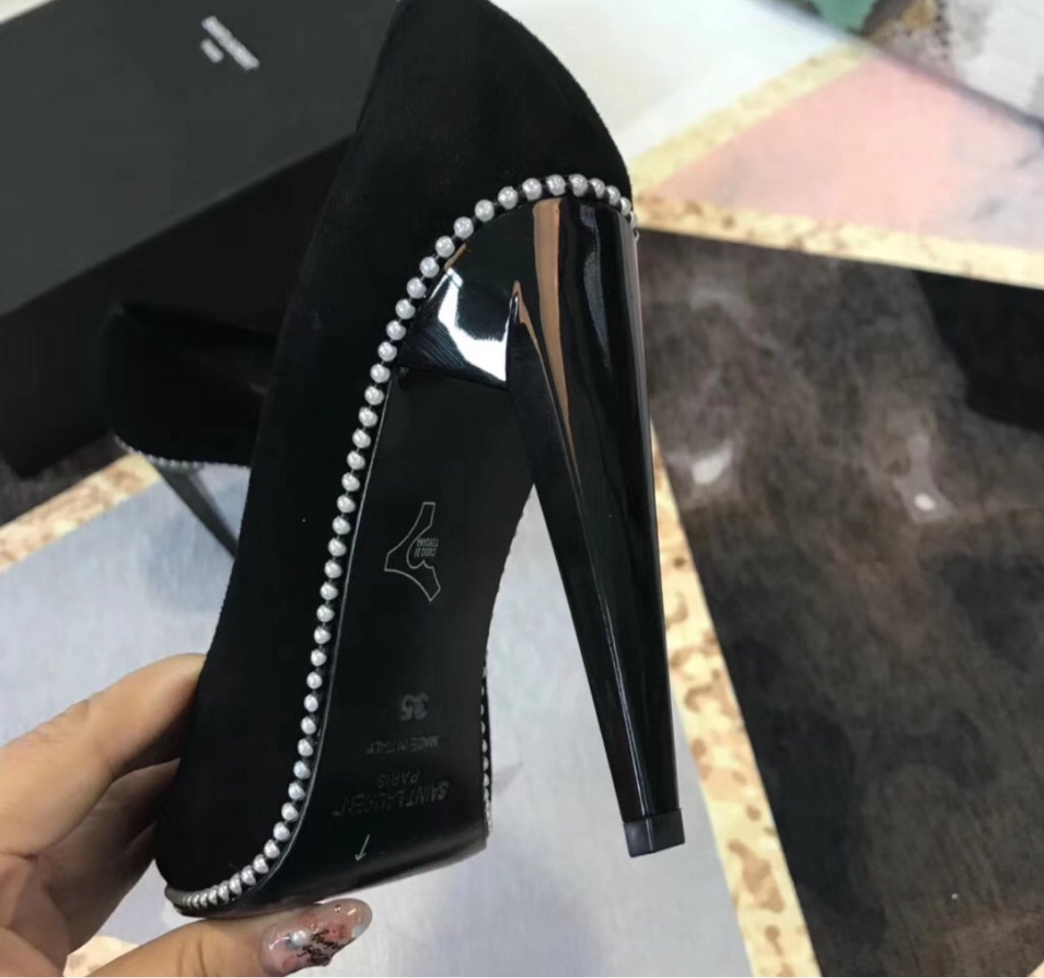 Saint Laurent woman Black pump