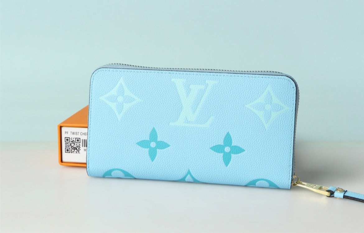 Blue LV wallet