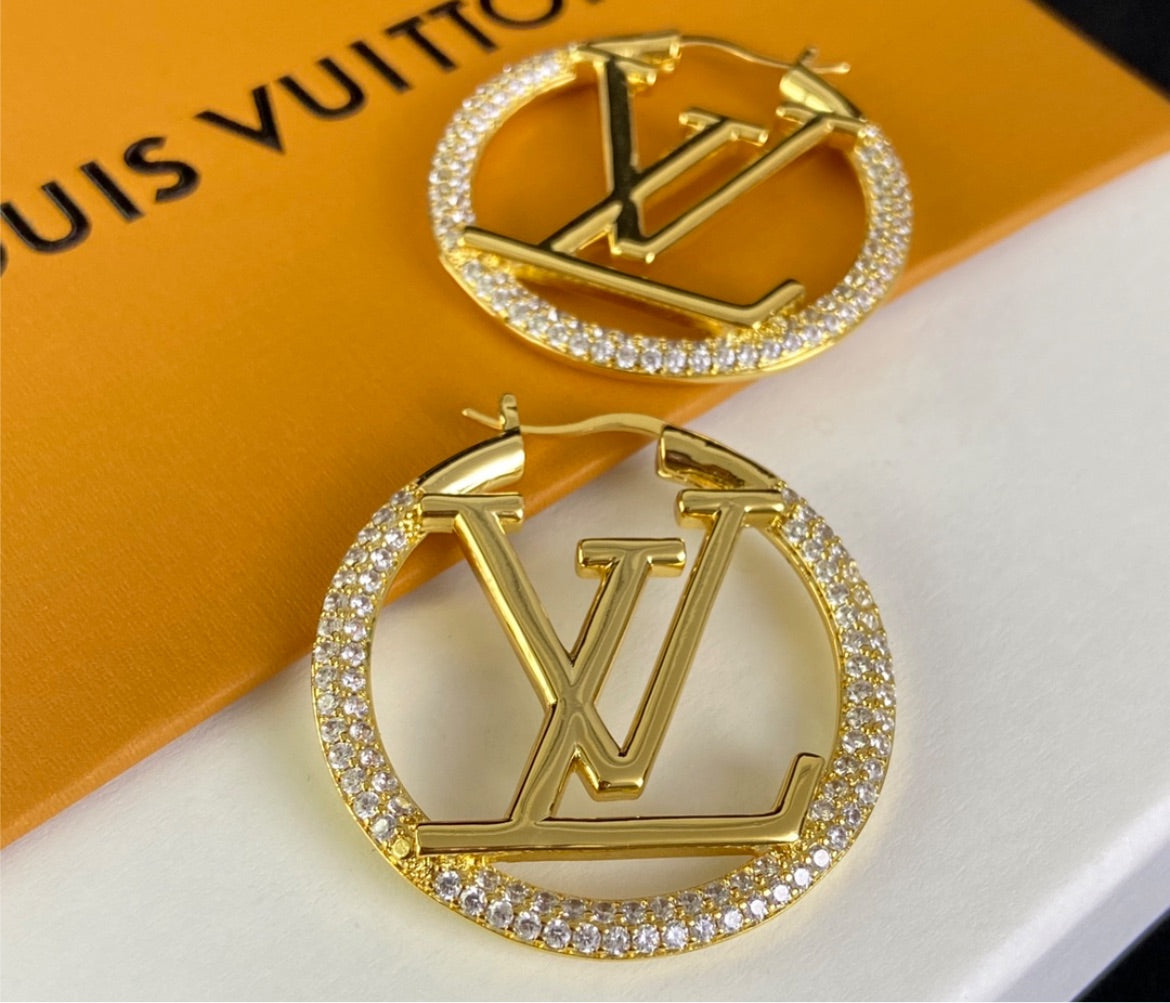 New LV woman hoop earring
