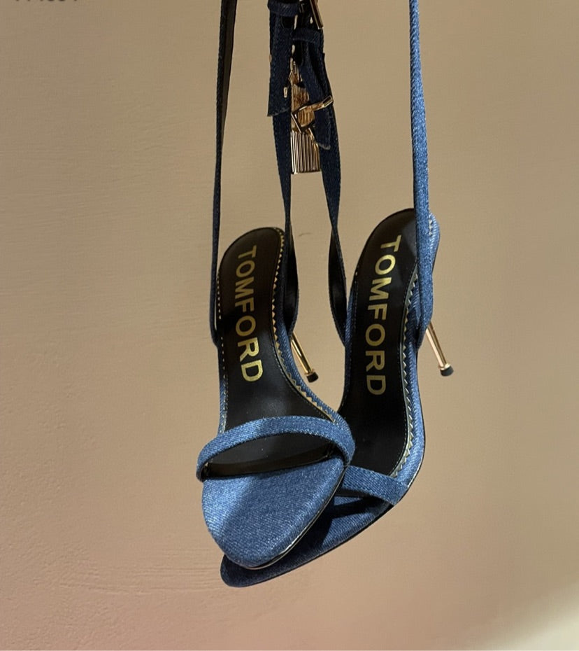 Blue Tom Ford woman heel