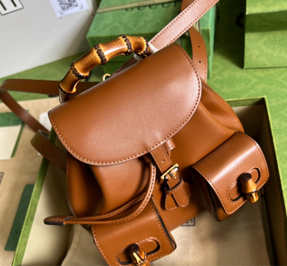 Gucci new Brown Backpack