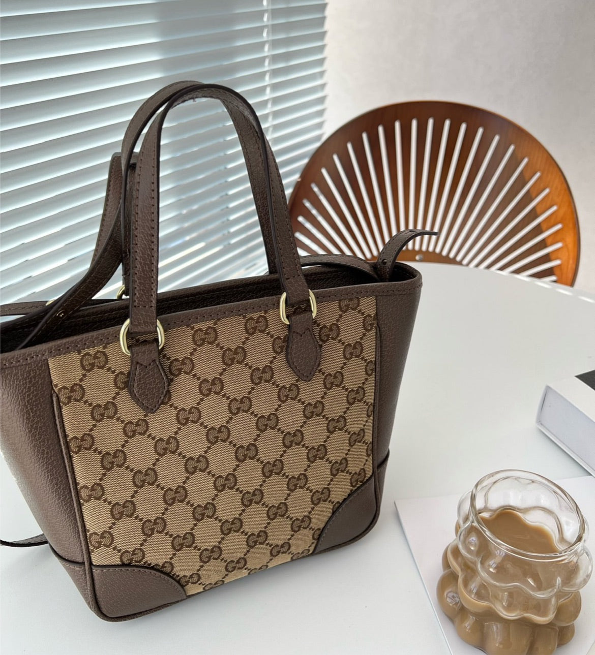 New leather Gucci woman shoulder bag