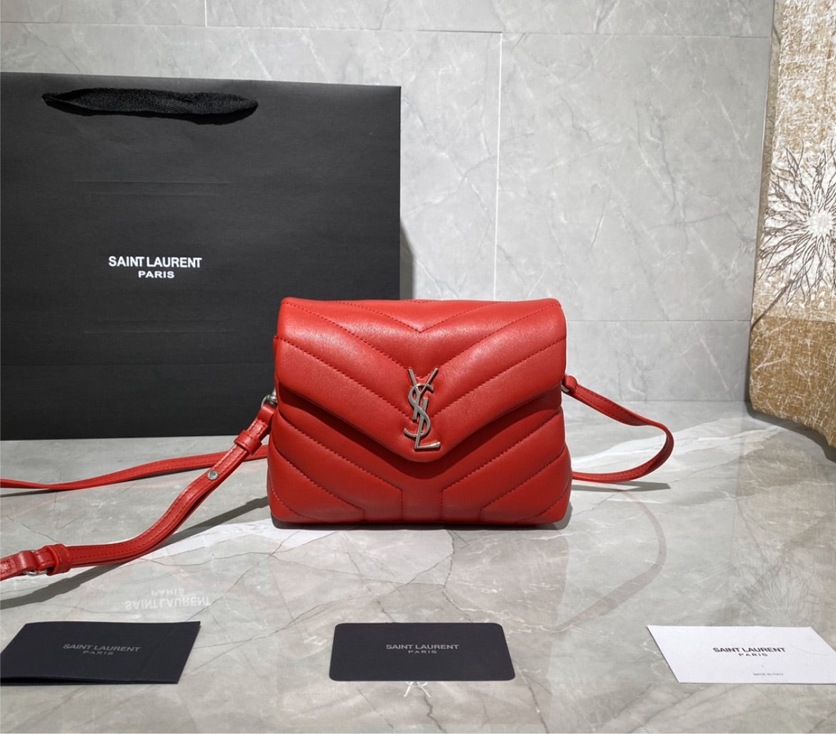 New Red YSL woman handbag