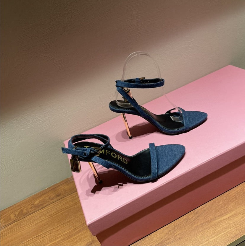 Blue Tom Ford woman heel