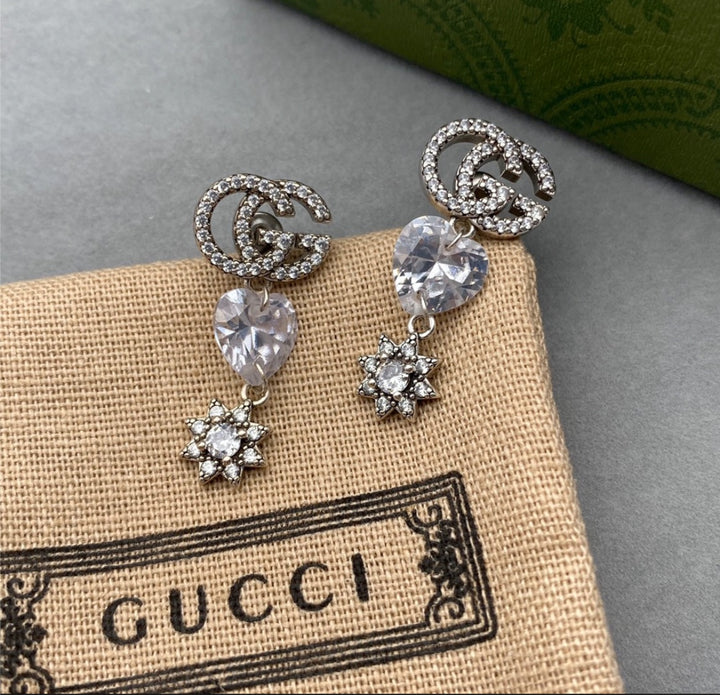 Gucci woman silver earrings