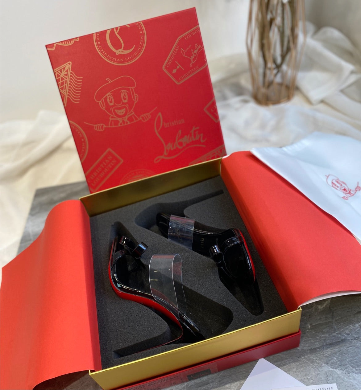 Red bottoms woman Heels