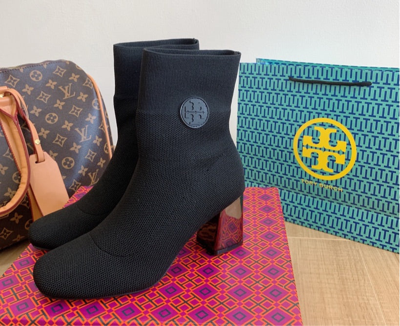 TORY BURCH BLACK BOOTS
