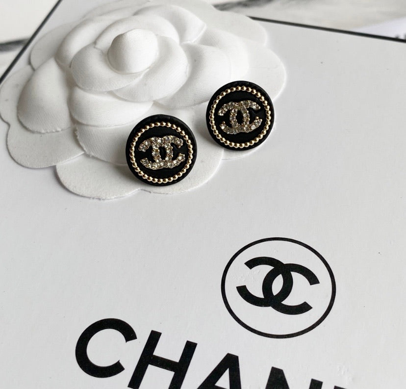 Chanel stud earrings