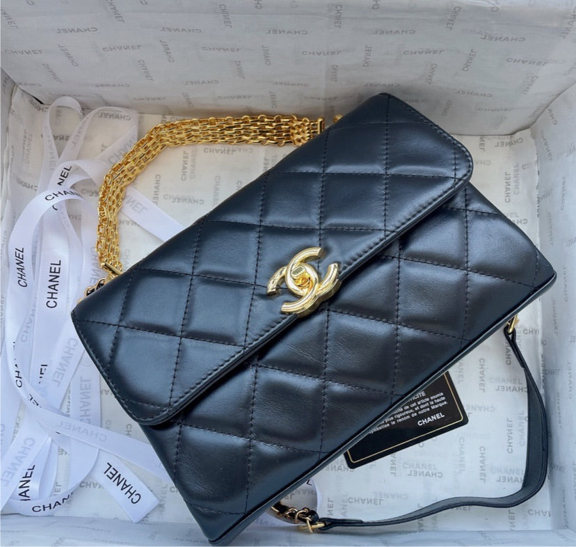 Black woman Chanel new Handbag
