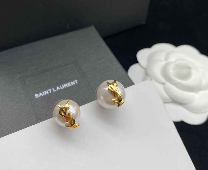 New YSL pearl earring