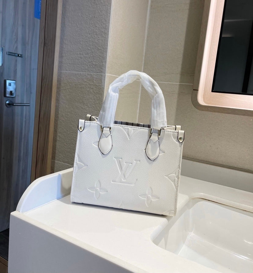 Leather LV woman handbag