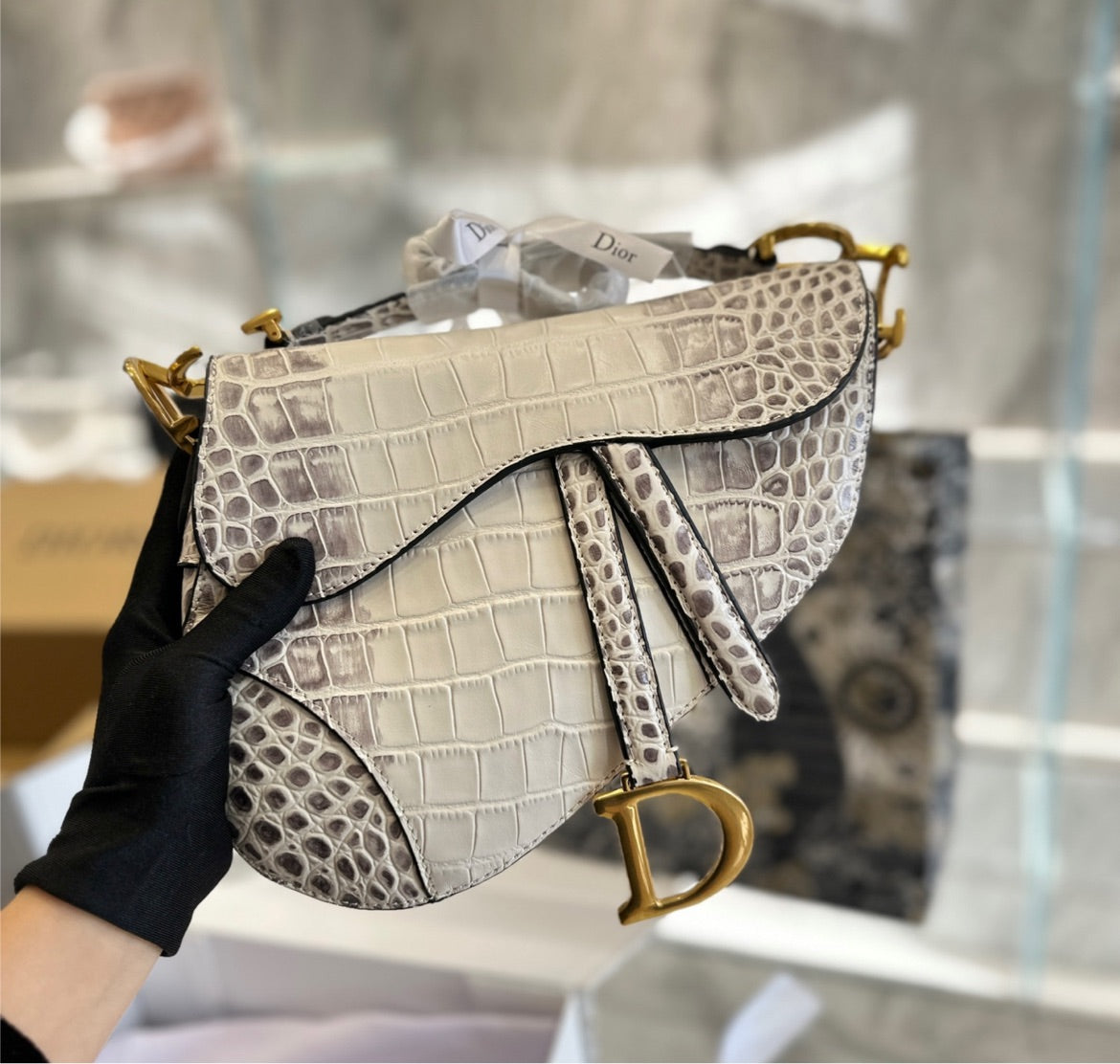 Woman New Dior handbag