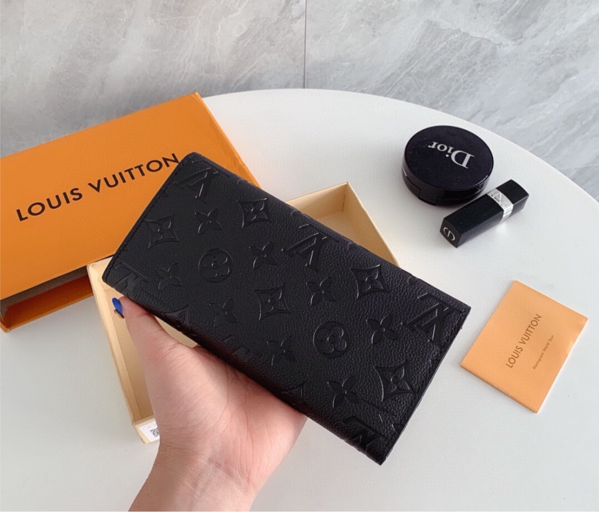 All black LV wallet