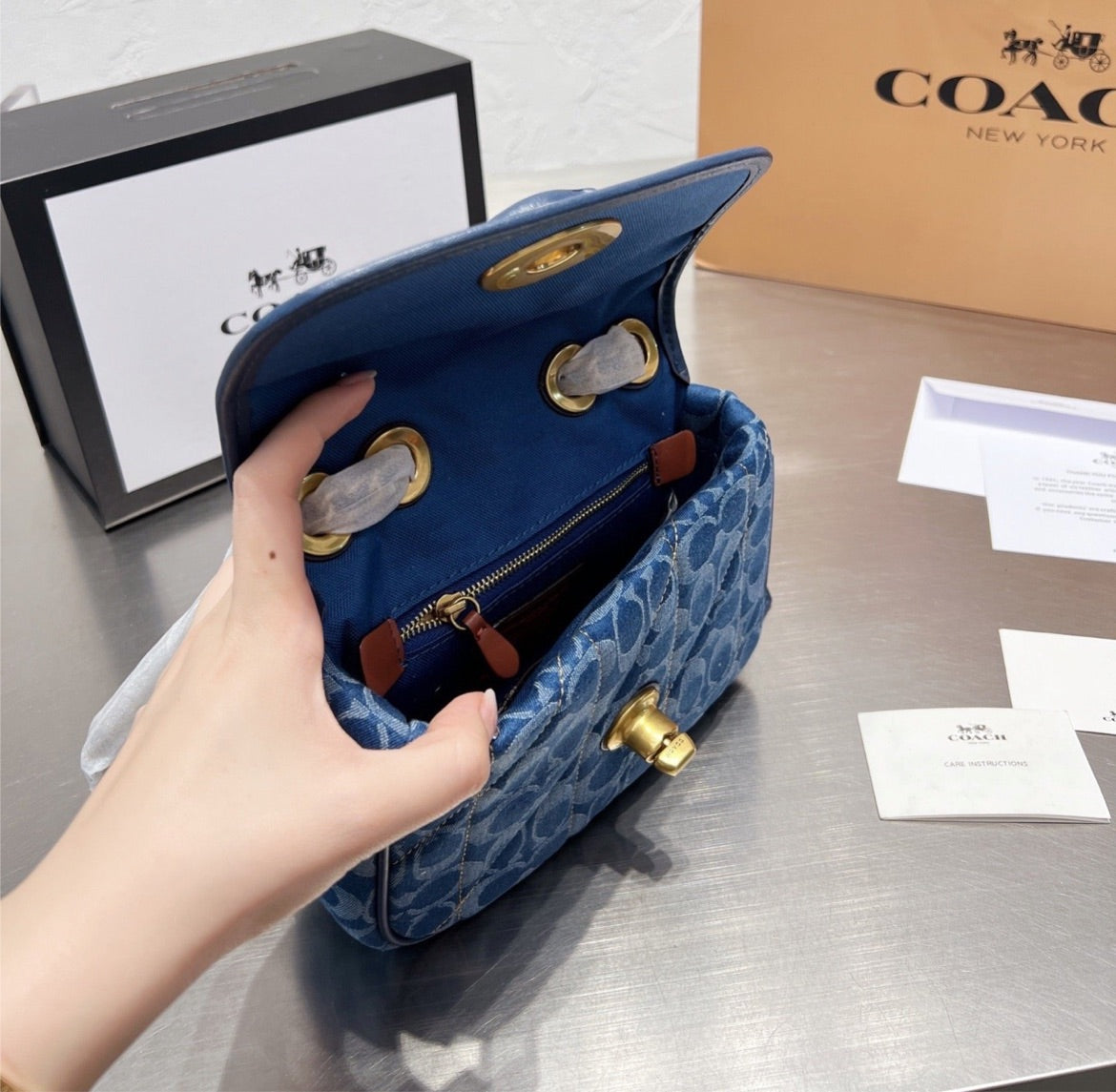 New coach woman shoulder handbag