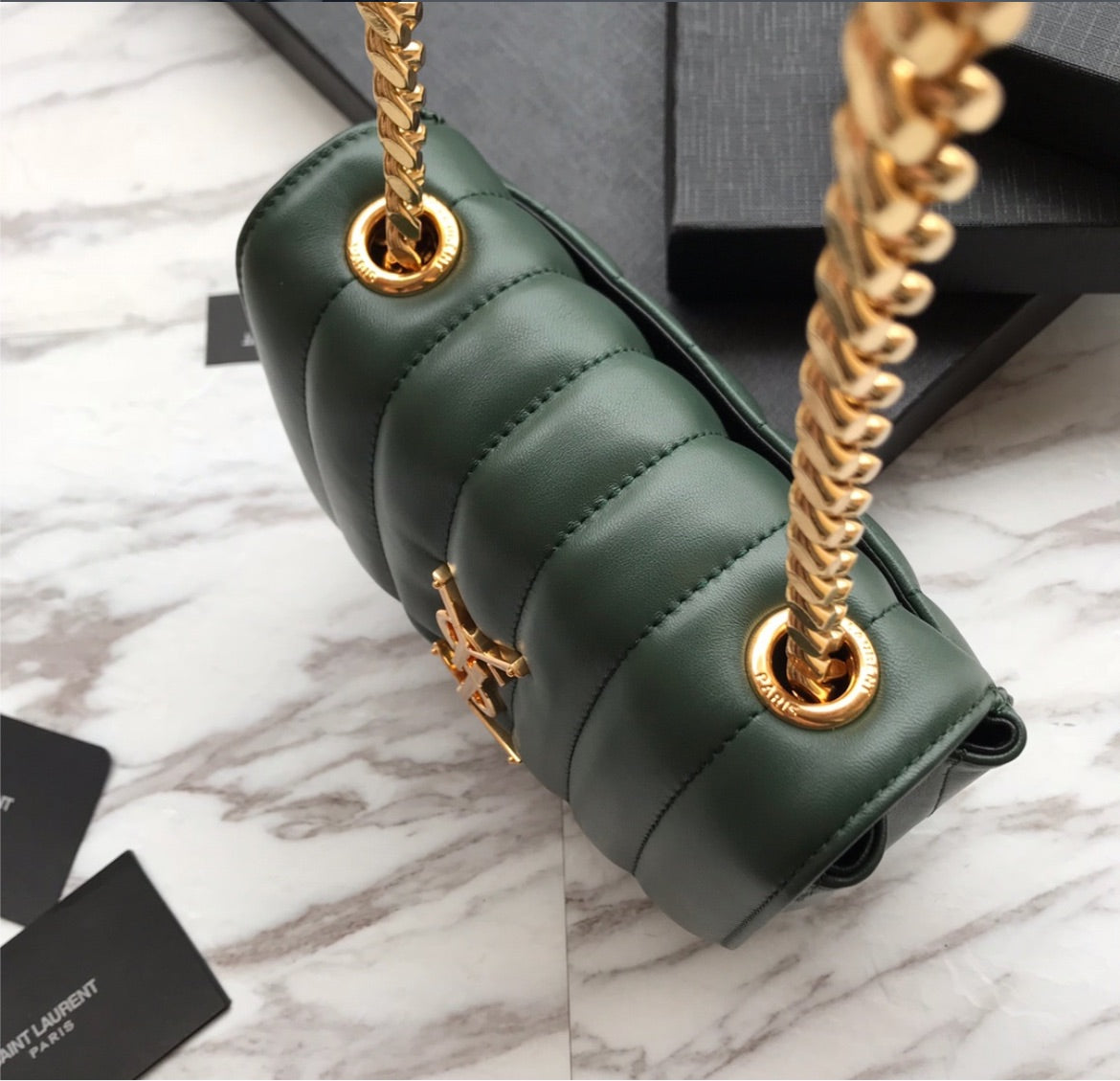 Small YSL woman shoulder handbag