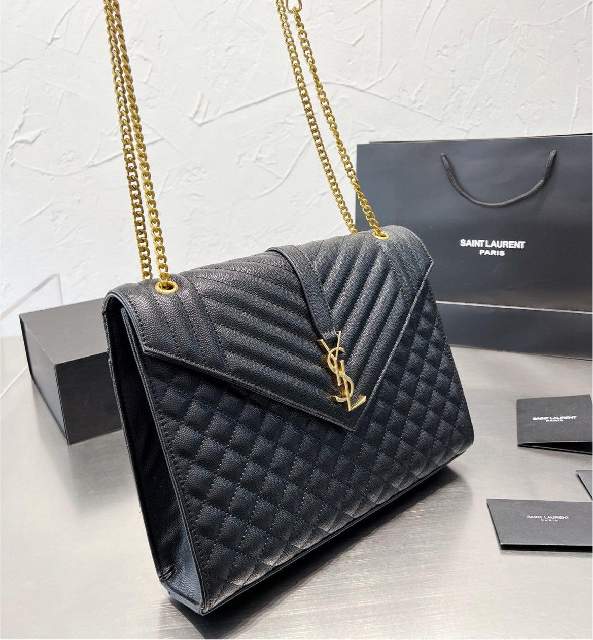 YSL envelope woman handbag