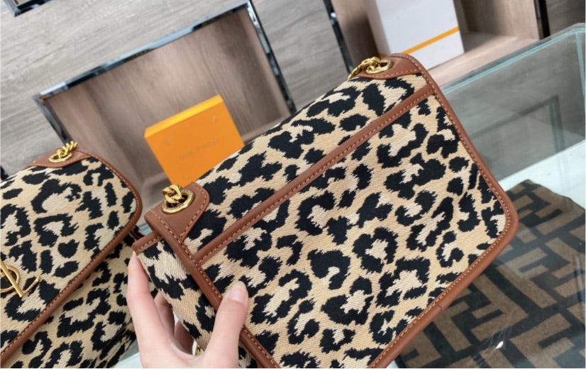 YSL leopard print woman Handbag